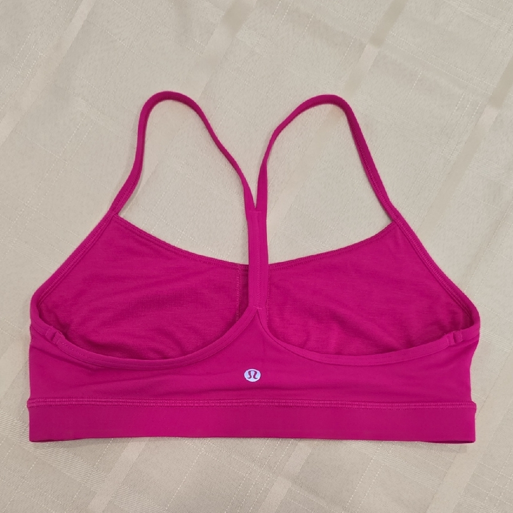 Lululemon Flow Y Bra Nulu  - Ripened Raspberry - Picture 3 of 5